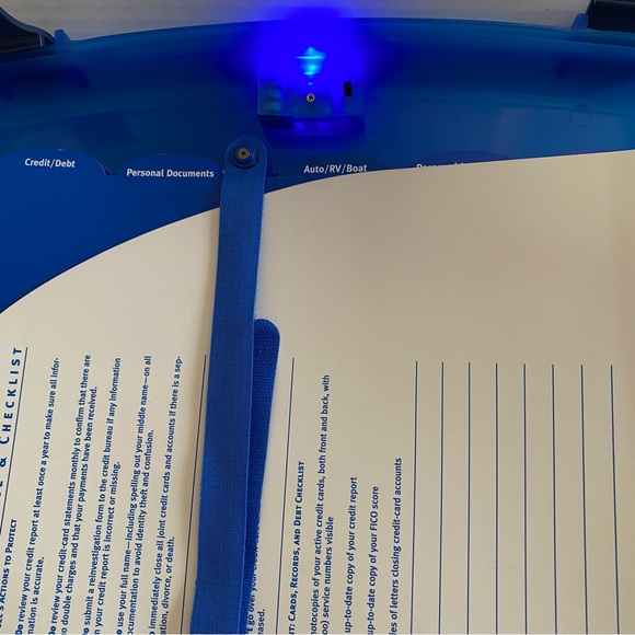 Suze Orman’s Protection Portfolio Financial Organizing Box - Picture 10 of 11